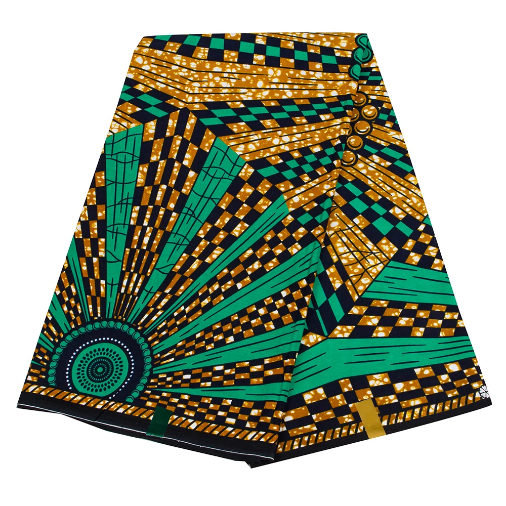 Sewing Batik Fabric - Afrykańska tkanina 3/6 jardów Bawełniana tkanina